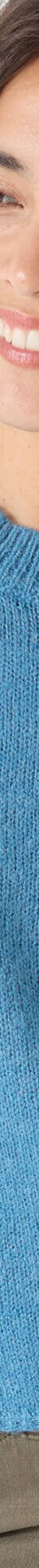 Pull loose manches coudes, laine et mohair mélangés (bleu glacier) Pull loose manches coudes, laine et mohair mélangés (bleu glacier)